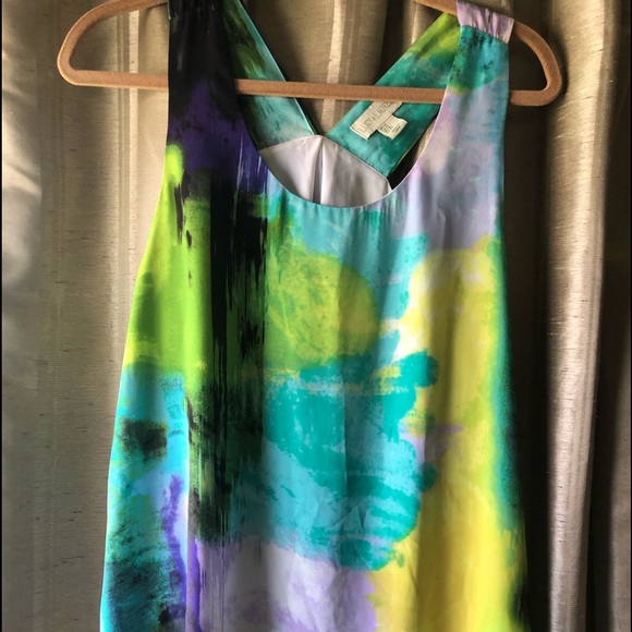 VINTAGE watercolor dress - Picture 2 of 7